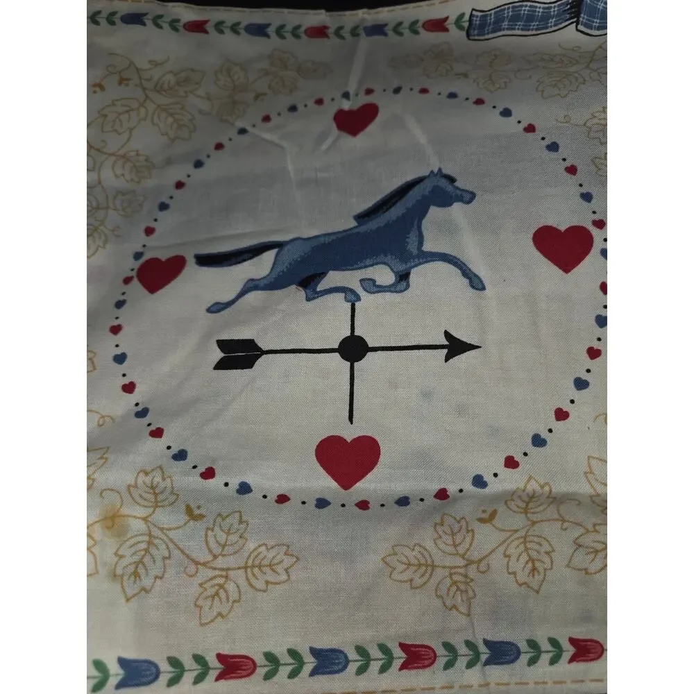 Vintage Quilt Block Fabric Farm Country 2.5 Yards
